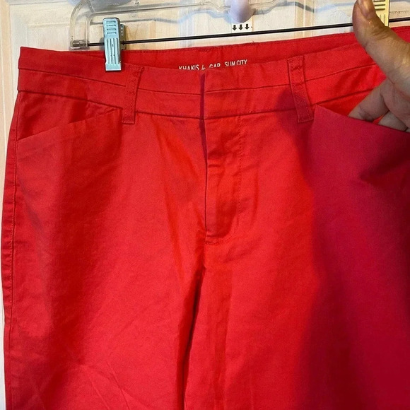 Khakis by Gap Slim City Women Pants Size 8R Pockets - Picture 5 of 7